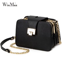 Women Spring Fashion Chain Shoulder Bags Brand Flap Designer 3 Layer Handbags Cl - £36.01 GBP