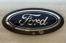 11&quot; grill emblem w/ camera hole for 2021+ Ford F-150 chrome black blue. ... - £26.34 GBP