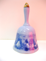 Vtg. Currier &amp; Ives 1976 American Treasury Copenhagen bell series #24880 Blue - £7.86 GBP