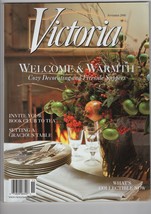 Vintage Victoria Magazine November 2000 Welcome &amp; Warmth - £9.12 GBP
