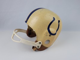 Vintage Indianapolis Colts MacGregor C69G Toy Football Helmet Blue &amp; White - $45.61