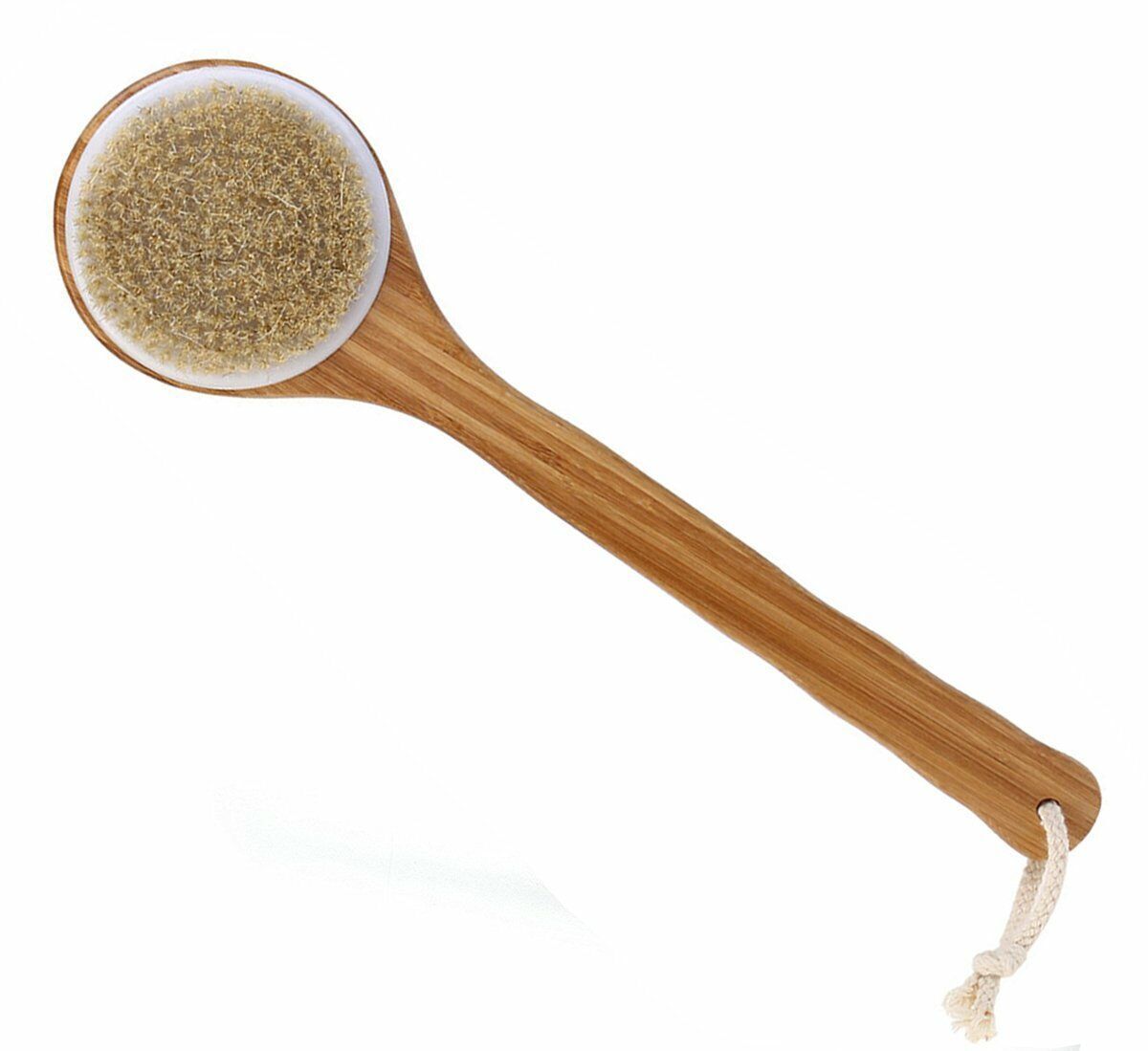 Free Shipping! Long Handle Deluxe Bath Brush 16&#39;&#39;, sauna accessories, sa... - $15.99