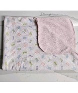 Carter&#39;s Butterfly Polka Dot Baby Blanket Pink Sherpa Purple 28&quot;x37&quot; - €46,56 EUR
