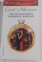 the billionaire&#39;s marriage bargain by carole mortimer fiction paperback good - £4.73 GBP