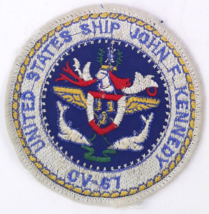 US Navy USS John F. Kennedy CV-67 Patch Uniform Worn - Vintage Original - £11.76 GBP