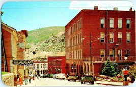 Aerial View Postcard Eureka Street and Teller House Central City Colorado - £7.69 GBP
