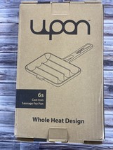 Upan Cast Iron Sausage Fry Pan - Hot Dogs - Bratwurst - New - $34.99