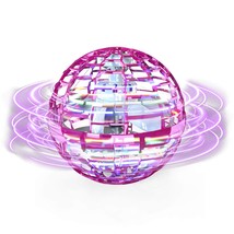 Pink Flying Orb Ball,Cool Gadgets Led Light Up Toy Fidget Flying Spinner... - $54.99