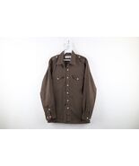Vintage 70s Oleg Cassini Mens Medium Military Safari Bush Button Shirt P... - $1,460.09 MXN