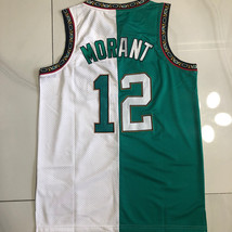#12 Ja Morant White Green Jersey - $45.00