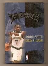 2000-01 Minnesota Timberwolves Media Guide NBA Basketball - £18.86 GBP