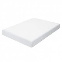 8 Inch Foam Medium Firm Mattress with Jacquard Cover-Queen Size - Color: White  - £275.71 GBP