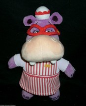 8&quot; Disney Store Purple Aunt Hallie Hippo Doc Mcstuffins Stuffed Animal Plush Toy - £6.72 GBP