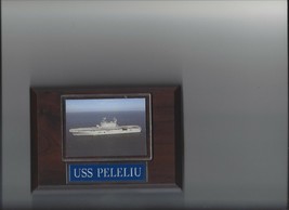 USS PELELIU PLAQUE NAVY US USA MILITARY LHA-5 SHIP AMPHIBIOUS ASSAULT - $3.95