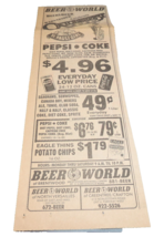 VTG Beer World Newspaper Ad 1988 Pittsburgh Oktoberfest Advert St. Pauli... - $18.51