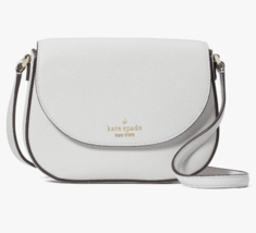 Kate Spade Leila Mini Flap Crossbody Quill Grey Leather WLR00396 Gray NWT $239 - £67.67 GBP