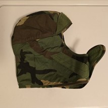 US Military Helmet Liner Woodland Camo Cold Weather Hat Layer Insulated 7 1/4 - £15.24 GBP