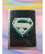 Topps Superman the Movie 1978 &quot;S&quot; Logo Foil Sticker Card - €4,94 EUR