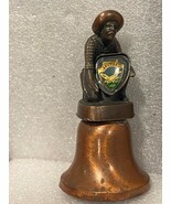 Arizona Man with Arizona Plaque Souvenir 3.5&quot; Bell *Pre-Owned* t1 - $21.03 CAD