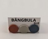 IKEA BANGBULA Wall Hooks 3 Pack Multicolor Modern Coat Hat Key Hanger 80... - $21.99