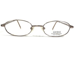 Guess GU 1233 SAND Eyeglasses Frames Gold Round Full Rim 44-18-130 - £37.38 GBP