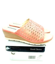 GC Shoes Maddy Wedge Sandal Slides- Red, US 10M - £17.59 GBP