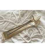 Vintage Sugar Tongs Rococo Fans Pattern Silver Plated 4.5” Length KB 100 - $374.14 MXN