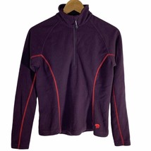 Mountain Hardwear purple fleece quarter zip small - £37.23 GBP
