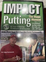 Impact Putting Dr Craig Farnsworth DVD Golf  - $25.00