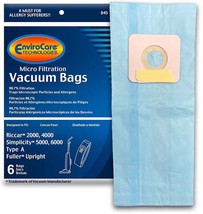 EnviroCare Replacement Micro Filtration Vacuum Cleaner Dust Bags Made to fit Ric - £7.91 GBP