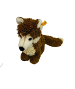 RARE Steiff Brown Mohair Fox Fuxy Fuchs Plush 19&quot; Stuffed Animal Toy Col... - $150.95