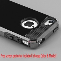 Hybrid Shockproof Hard Soft Rugged Cover case for Apple Iphone 10 10S X XS 5.8&quot; - £16.08 GBP