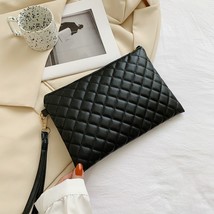 Tote bag Women&#39;s Wallet Lattice Embroidery Envelope Bags Fashion Women Leather C - £10.63 GBP