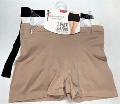 Skinnygirl Shaping Shorts Seamless Girl Short Targeted Tummy Control 3 Pair 7063 - £38.48 GBP