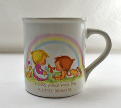 Betsey Clark Friends Make Your Heart A Little Lighter Mug - Hallmark Cup... - £8.17 GBP