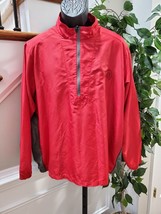 Zero Restriction Men Red 100% Polyester Long Sleeve 1/4 Zip Casual Jacke... - £22.71 GBP