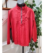 Zero Restriction Men Red 100% Polyester Long Sleeve 1/4 Zip Casual Jacke... - £23.15 GBP