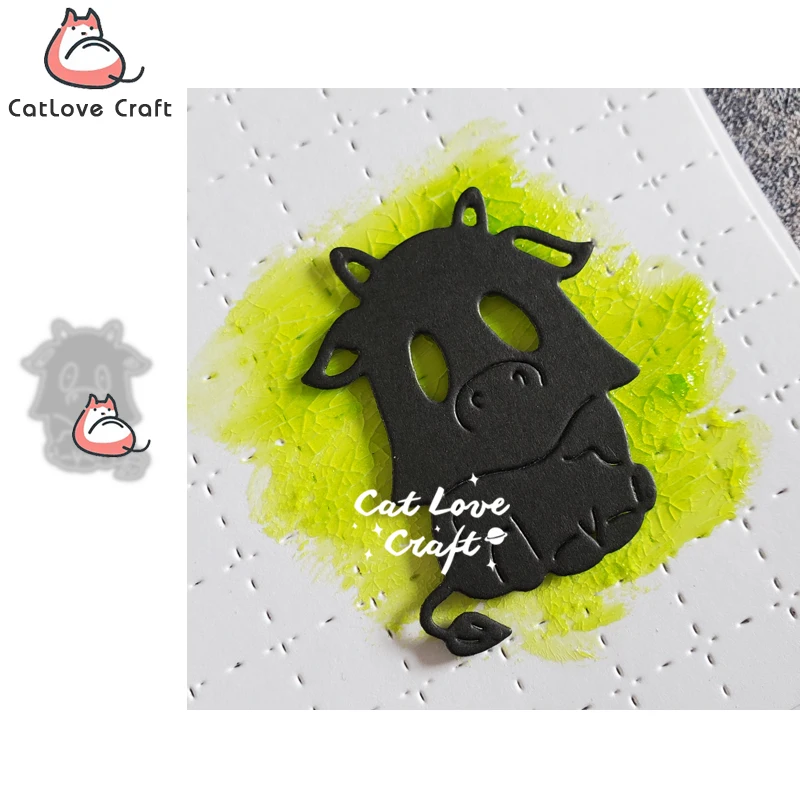 Halloween Cow Ghost Costume Metal Cutting Dies Scrapbooking Card Making Craft - $9.11