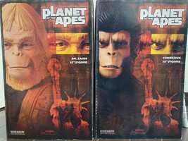 Sideshow Collectibles Planet of the Apes Zaius Cornelius Action Figures Lot 2 - £225.56 GBP