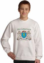 McGreever Irish coat of arms Sweatshirt in White - £23.65 GBP