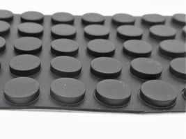 3/8&quot; x 1/8&quot; H Rubber Feet Cabinet Bumps  Appliance Feet  3M Adhesive  32... - £9.57 GBP