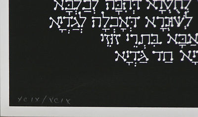 "Chad Gadya I" By Yaacov Agam Signed Since Passation Haggadah On #99/99-
show... Item image 3