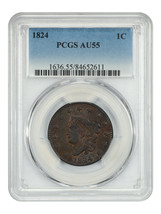 1824 1C PCGS AU55 - £1,318.76 GBP
