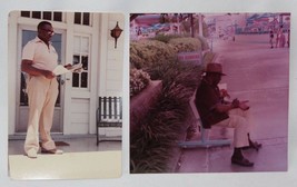 2 Vintage 1970s Black Americana Photos African-American Man w/ Bell Bottoms - $8.41