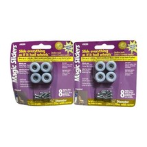 2 Packs Magic Sliders 20 mm 8 Disc with Screws 16 Total 3/4&quot; #98200 New - $9.89