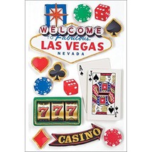 Stdm-0029E 3D Cardstock Stickers, Las Vegas (3-Pack) - £15.97 GBP