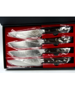 4 Pc - 67 Layers Damascus steak knife set by REBEX with Rosewood Handle ... - £157.11 GBP