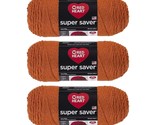 Red Heart Super Saver Yarn (3-Pack) Carrot E300-256 - £33.82 GBP