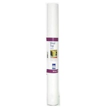 Magic Cover Vinyl Top Non-Adhesive Shelf Liner 18-inch 5-feet White Pack... - £32.17 GBP