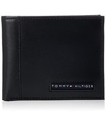 Tommy Hilfiger Men&#39;s Leather Wallet – Slim Bifold with 6 Credit Card Poc... - £36.33 GBP+